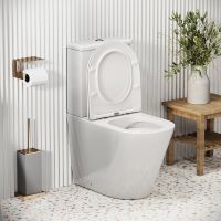 Унитаз компакт Grossman Color GR-4480S Белый глянцевый с бачком и сиденьем Микролифт — фото 9, Напольные унитазы