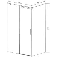 Товар: Душевой уголок Vincea Dice 130x80 VSR-4D8013CLGM профиль Вороненая сталь стекло прозрачное - фото 4 Душевой уголок Vincea Dice 130x80 VSR-4D8013CLGM профиль Вороненая сталь стекло прозрачное — фото 4, Душевые уголки