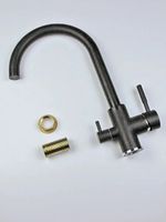 Товар: Смеситель для кухни Viko V-5124 Черный мрамор - фото 4 Смеситель для кухни Viko V-5124 Черный мрамор — фото 4, Смесители для кухни