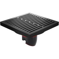 Душевой трап Orange 100x100 TR01-007b с Черной матовый решеткой — фото 1, Трапы для душа