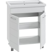 Товар: Тумба под раковину СанТа Омега 70 207037 Белая - фото 2 Тумба под раковину СанТа Омега 70 207037 Белая — фото 2, Тумбы под раковину