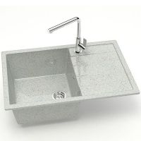 Товар: Кухонная мойка Bergg Z161 B161Q010 Светло-серая - фото 2 Кухонная мойка Bergg Z161 B161Q010 Светло-серая — фото 2, Кухонные мойки