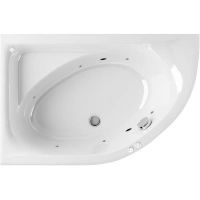 Акриловая ванна Excellent Aquarella 150x100 L WAEX.ARL15.SOFT.CR с гидромассажем — фото 1, Ванны