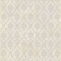 Обои Decori-Decori Carrara 2 83656 Винил на флизелине (1,06*10,05) Серый/Бежевый, Дамаск — фото 1, Обои для стен