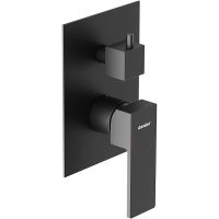 Душевая система Damixa Gala Черная матовая арт-953520300 — фото 2, Встраиваемые душевые комплекты