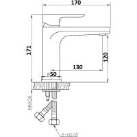 Смеситель для раковины Agger Gorgeus Хром арт-A0202100 — фото 9, Смесители для раковины