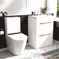 Унитаз компакт Ceruttispa Stella GW Tornado CT10096 с бачком и сиденьем Микролифт — фото 3, Напольные унитазы