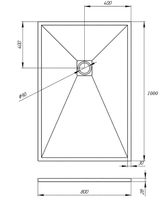 Товар: Душевой поддон из искусственного камня Veconi Tezeo 100x80 TZW21-108-R1 Белый - фото 2 Душевой поддон из искусственного камня Veconi Tezeo 100x80 TZW21-108-R1 Белый — фото 2, Душевые поддоны из искусственного камня