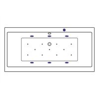 Акриловая ванна Excellent Pryzmat Slim 160x75 WAEX.PRY16S.RELAX.CR с гидромассажем — фото 7, Ванны