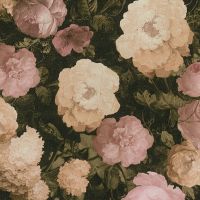 Обои AS Creation History of Art 37650-1 Винил на флизелине (0,53*10,05) Зеленый/Розовый, Цветы — фото 1, Обои для стен