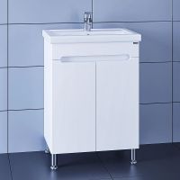 Тумба под раковину СанТа Лондон 60 224015 Белая — фото 2, Тумбы под раковину