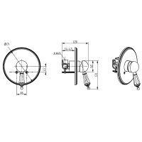 Товар: Смеситель для душа Boheme Imperiale Presente 325 Золото - фото 3 Смеситель для душа Boheme Imperiale Presente 325 Золото — фото 3, Смесители