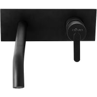 Смеситель для раковины Cezares Leaf Черный матовый арт-LEAF-BLI1-NOP — фото 3, Смесители для раковины