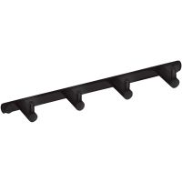 Вешалка для полотенец Bemeta Dark 104606100 Черная матовая — фото 1, Крючки для полотенец