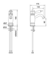 Товар: Смеситель для раковины Migliore Oxford 19175 с термостатом Золото - фото 3 Смеситель для раковины Migliore Oxford 19175 с термостатом Золото — фото 3, Смесители