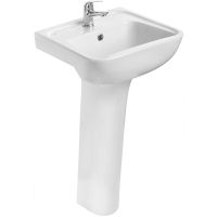 Товар: Раковина Santek Лонги 45 1WH501753 Белая - фото 5 Раковина Santek Лонги 45 1WH501753 Белая — фото 5, Раковины напольные