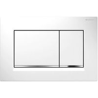 Клавиша смыва Geberit Sigma 30 115.883.KJ.1 Белый/хром — фото 1, Кнопки смыва