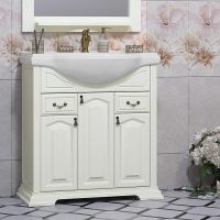 Товар: Тумба под раковину Opadiris Риспекто 80 00-00006022 Слоновая кость - фото 2 Тумба под раковину Opadiris Риспекто 80 00-00006022 Слоновая кость — фото 2, Мебель для ванной