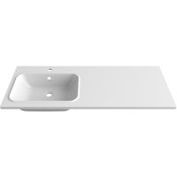 Раковина Paola Bella 120 L с местом под стиральную машину Белая — фото 1, Раковины