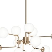 Товар: Люстра Maytoni Modern Erich MOD221-PL-12-G Белая Латунь - фото 5 Люстра Maytoni Modern Erich MOD221-PL-12-G Белая Латунь — фото 5, Люстры