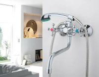 Смеситель для ванны Frap H08 F2208-2 универсальный Хром — фото 13, Смесители