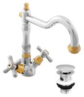 Товар: Смеситель для раковины Rav Slezak Morava retro MK121.5/8CZ золотой - фото 2 Смеситель для раковины Rav Slezak Morava retro MK121.5/8CZ золотой — фото 2, Смесители