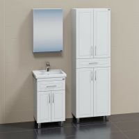 Тумба под раковину СанТа Дублин 50 223002 Белая — фото 4, Тумбы под раковину