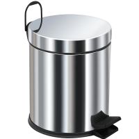 Ведро для мусора Berges 121006 Хром — фото 1, Мусорные ведра