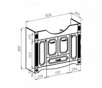 Товар: Тумба под раковину Bellezza Кантри 105 4639918000015 Белая - фото 2 Тумба под раковину Bellezza Кантри 105 4639918000015 Белая — фото 2, Тумбы под раковину