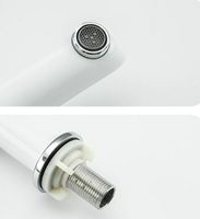 Товар: Кран для одного типа воды Gappo G48 G5148 Белый Хром - фото 6 Кран для одного типа воды Gappo G48 G5148 Белый Хром — фото 6, Смесители