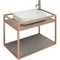 Товар: Консоль под раковину Allen Brau Liberty 75 1.33001.60 Медь браш - фото 4 Консоль под раковину Allen Brau Liberty 75 1.33001.60 Медь браш — фото 4, Мебель для ванной