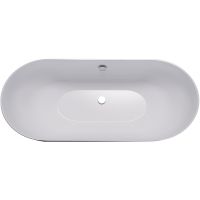 Акриловая ванна Grossman 170x80 GR-2501MB без гидромассажа — фото 2, Акриловые ванны