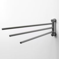 Полотенцедержатель WasserKRAFT Ammer K-1933 поворотный Хром матовый — фото 2, Полотенцедержатели