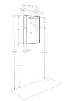 Товар: Зеркальный шкаф Aquaton Сильва 50 L 1A215502SIW6L с подсветкой Дуб фьорд - фото 6 Зеркальный шкаф Aquaton Сильва 50 L 1A215502SIW6L с подсветкой Дуб фьорд — фото 6, Мебель для ванной