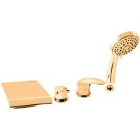 Смеситель на борт ванны Rav Slezak Dunaj D473.5PZ Золото — фото 1, Смесители на борт ванны