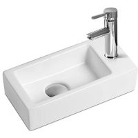 Раковина SantiLine 37 SL-2010L Белая — фото 1, Мини-раковины