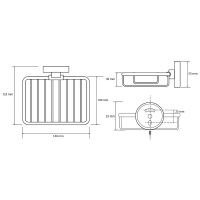 Мыльница Bemeta Omega 104108162 Хром — фото 2, Мыльницы