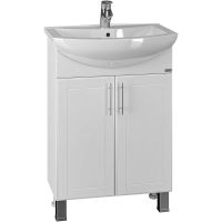 Тумба под раковину СанТа Дублин 60 223006 Белая — фото 1, Тумбы под раковину