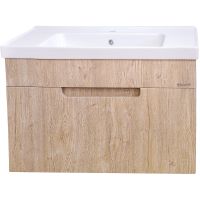 Тумба под раковину Bellezza Грейс 70 4630811190476 подвесная Дуб светлый — фото 1, Мебель для ванной