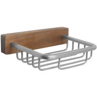 Мыльница Bronze de Luxe Forest 10703C Орех Хром матовый — фото 1, Мыльницы