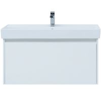 Тумба под раковину Aquanet Nova Lite 100 242580 подвесная Белая — фото 1, Тумбы под раковину