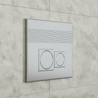 Клавиша смыва Grossman Cosmo 800.T1.02.110.110 Хром матовый — фото 2, Кнопки смыва