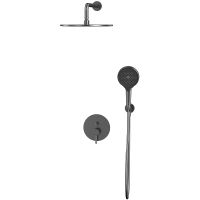 Товар: Душевая система Whitecross Y gunmetal YSET04TOPGM Оружейная сталь - фото 2 Душевая система Whitecross Y gunmetal YSET04TOPGM Оружейная сталь — фото 2, Душевое оборудование. Душевая программа