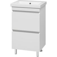 Тумба с раковиной Misty Енисей 50 УТ000009446 Белая — фото 1, Тумбы с раковиной