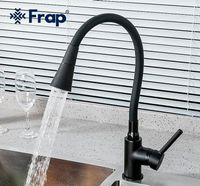 Смеситель для кухни Frap H44 F4044-6 Черный матовый — фото 8, Смесители для кухни