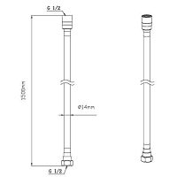Душевая система Vincea VSFW-4211MB Черная матовая — фото 11, Встраиваемые душевые комплекты
