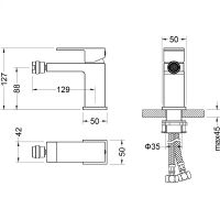 Товар: Смеситель для биде Aquatek Либра AQ1618CR Хром - фото 2 Смеситель для биде Aquatek Либра AQ1618CR Хром — фото 2, Смесители для биде