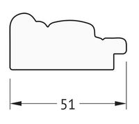 Зеркало Evoform Definite 73х73 в багетной раме - Слоновая кость 51 мм арт-BY 1025 — фото 5, Зеркала в ванную комнату