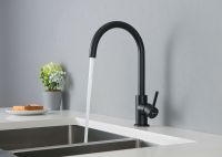 Смеситель для кухни Aquatek Европа AQ1382MB Черный матовый — фото 4, Смесители для кухни