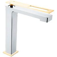 Товар: Смеситель для раковины Boheme Q 142-CRG Хром Золото - фото 2 Смеситель для раковины Boheme Q 142-CRG Хром Золото — фото 2, Смесители